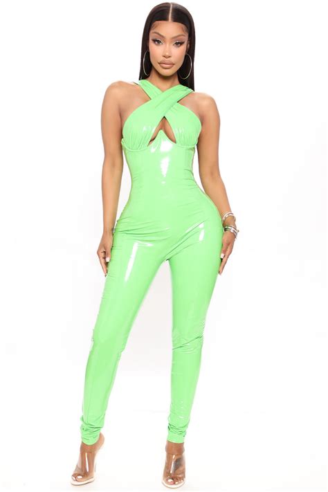 latex jumpsuit|Lorena Latex Jumpsuit .